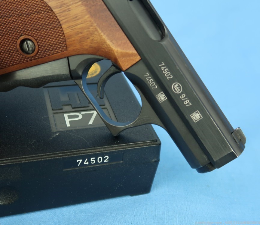 Heckler Koch HK P7 PSP 9mm German Grade A Cased 1987-img-61
