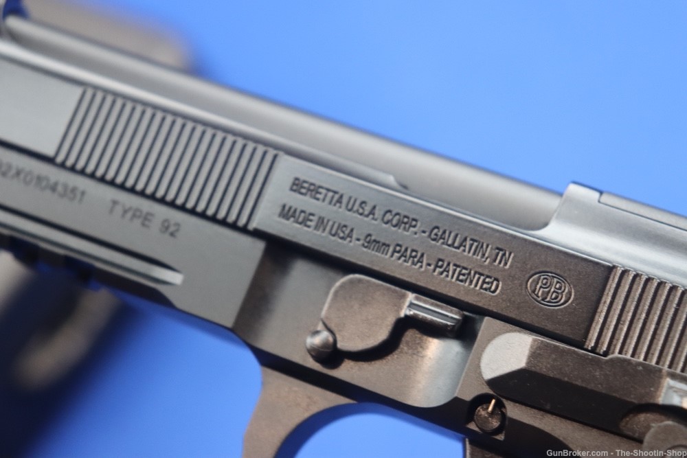Beretta Model 92GTS Pistol 9MM 15RD Mags 92 GTS Ambi 92X Optics Ready G DC -img-20