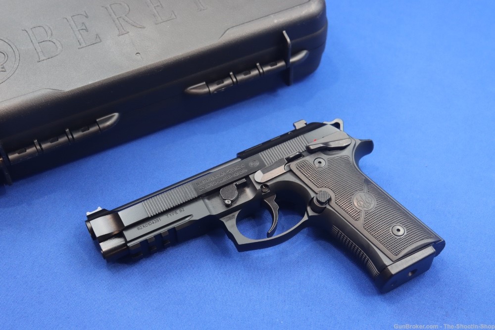 Beretta Model 92GTS Pistol 9MM 15RD Mags 92 GTS Ambi 92X Optics Ready G DC -img-0