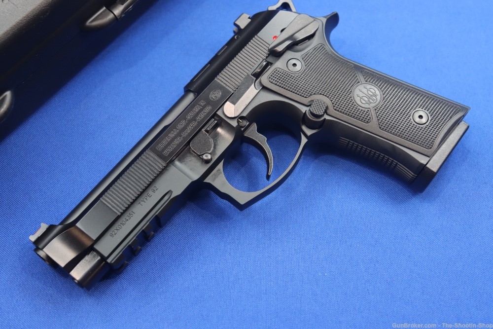 Beretta Model 92GTS Pistol 9MM 15RD Mags 92 GTS Ambi 92X Optics Ready G DC -img-1