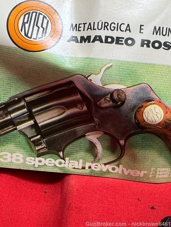 ROSSI MODEL 27 38 SPECIAL ORIGINAL CASE BEST EXAMPLE IN USA 1968 SOLD DATE-img-8