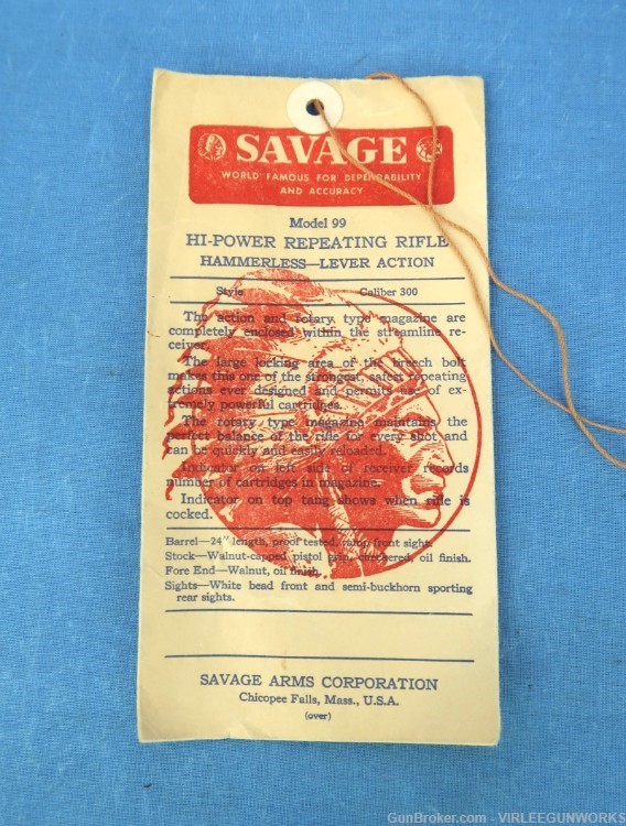 Savage Model 99EG Standard Weight 300 Savage 1948-img-64