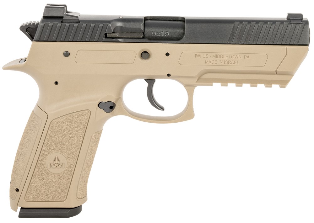 IWI US Jericho 941 Enhanced 9mm Luger Pistol 4.40 Flat Dark Earth J941PL9FD-img-0