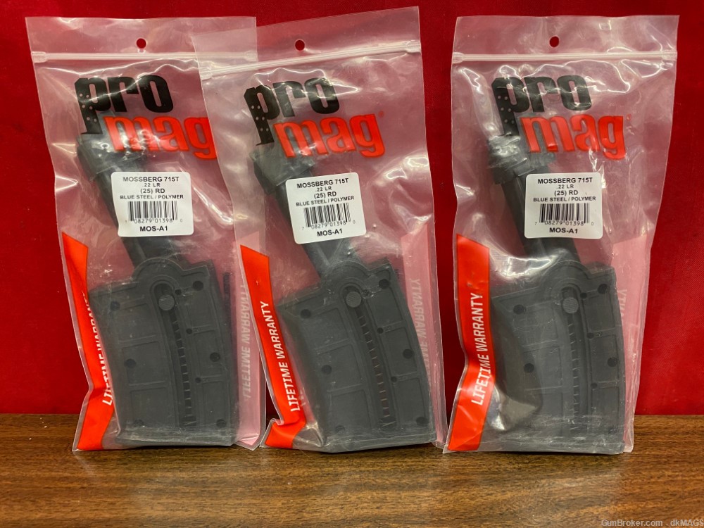 3 Pro-Mag Mossberg 715T .22LR 25rd Magazines Mags Clips MOS-A1 -img-0