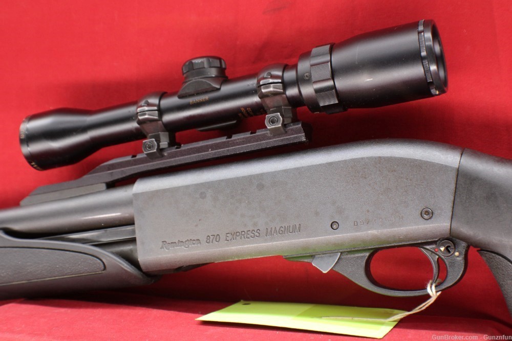 (27183)USED Remington 870 Express 12 GA 23' barrel W/ Bushnell scope-img-11