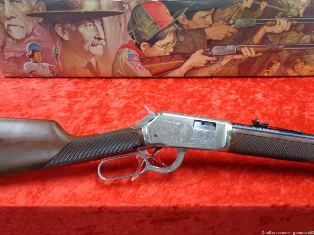 WINCHESTER Model 9422 BOY SCOUT Commemorative High Grade Wood 94 22 I TRADE-img-3