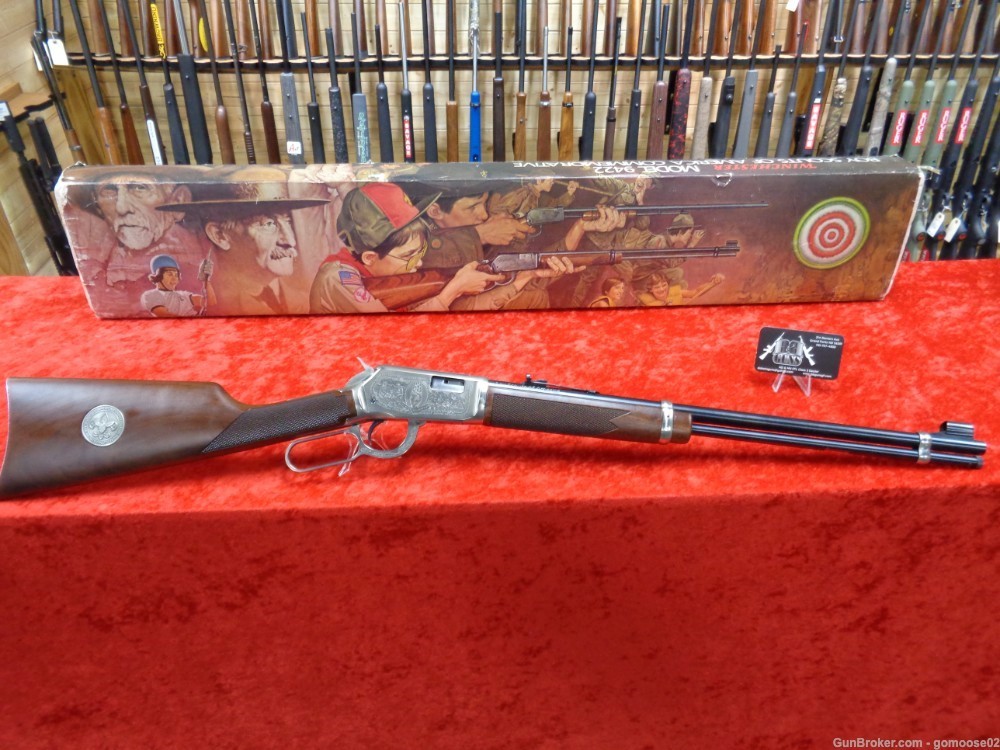 WINCHESTER Model 9422 BOY SCOUT Commemorative High Grade Wood 94 22 I TRADE-img-0