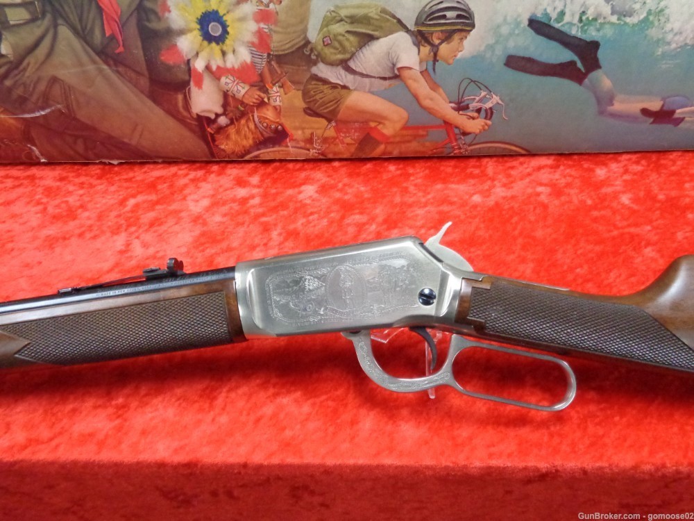 WINCHESTER Model 9422 BOY SCOUT Commemorative High Grade Wood 94 22 I TRADE-img-7