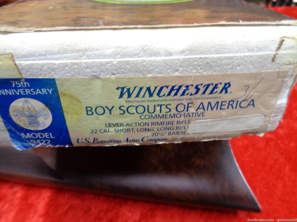 WINCHESTER Model 9422 BOY SCOUT Commemorative High Grade Wood 94 22 I TRADE-img-35