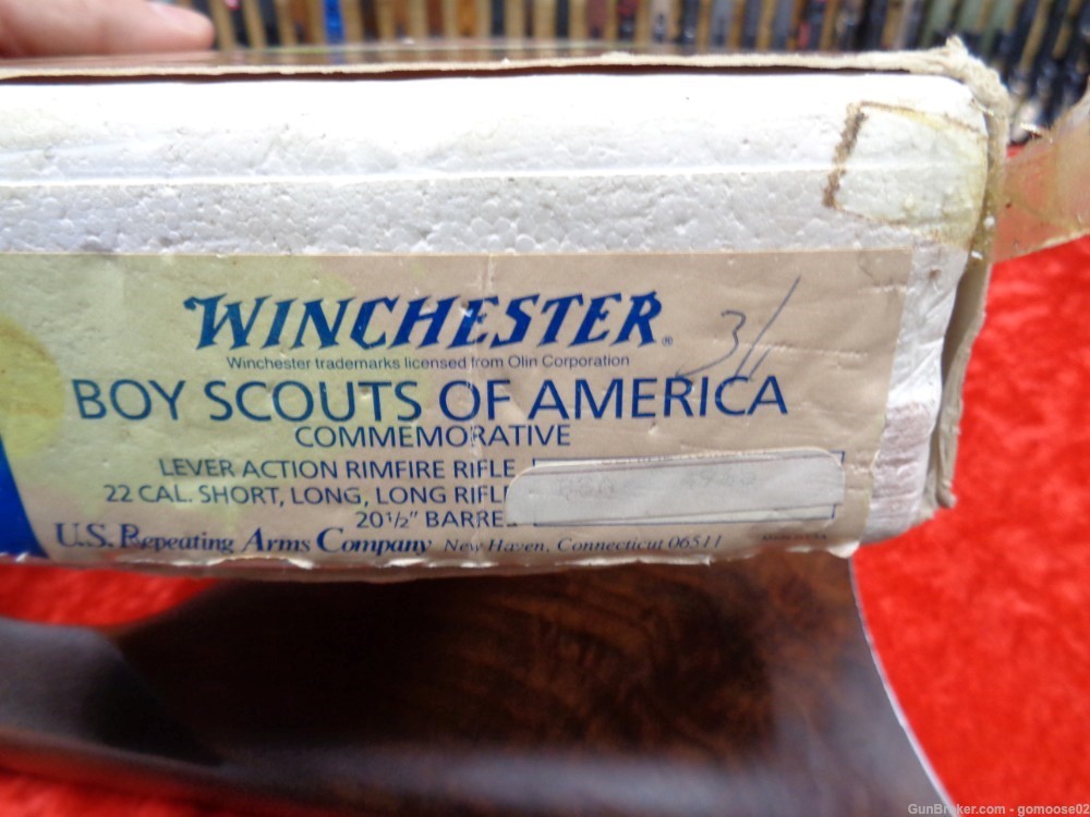 WINCHESTER Model 9422 BOY SCOUT Commemorative High Grade Wood 94 22 I TRADE-img-36