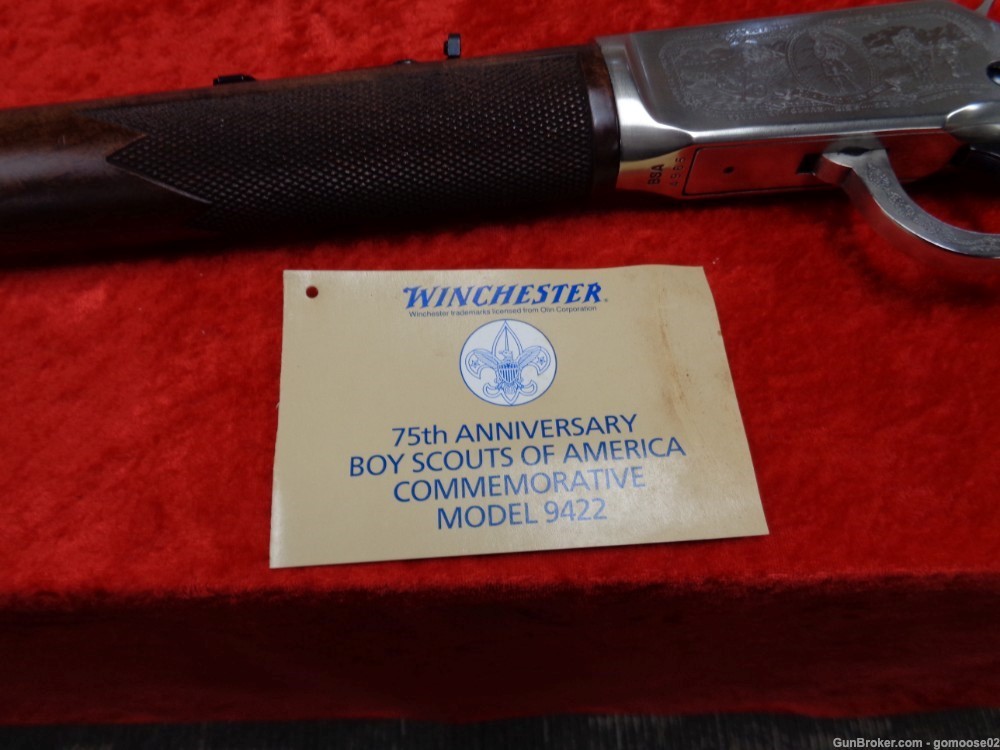 WINCHESTER Model 9422 BOY SCOUT Commemorative High Grade Wood 94 22 I TRADE-img-51