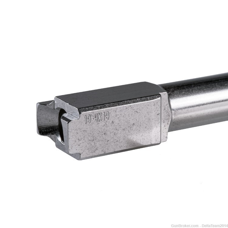 Match Grade - Glock 19 Compatible Threaded Barrel - Polished Clear PVD-img-3