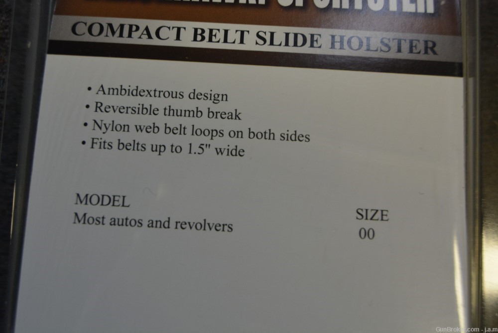 Blackhawk Compact Ambedexterous Belt Holster -img-2