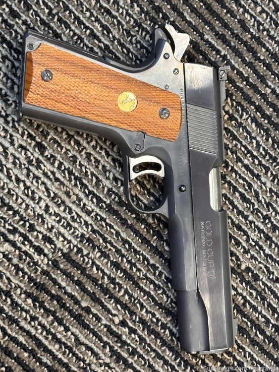 COLT 1911 GOLD CUP NATIONAL MATCH SERIES 80 .45 ACP 5" -img-1