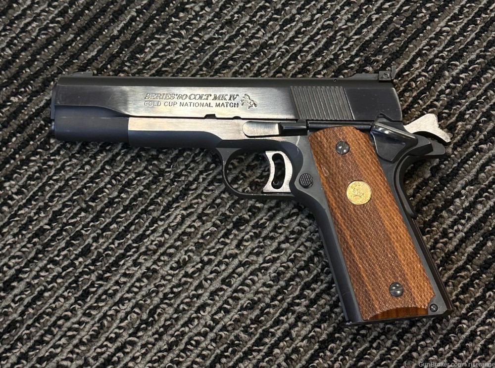 COLT 1911 GOLD CUP NATIONAL MATCH SERIES 80 .45 ACP 5" -img-2