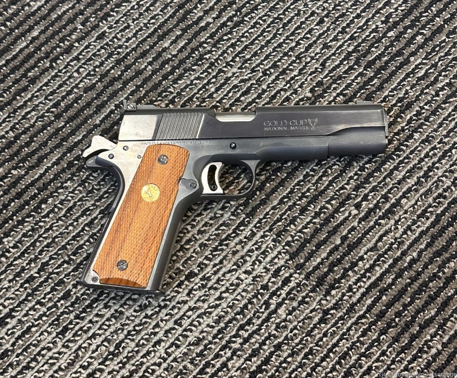 COLT 1911 GOLD CUP NATIONAL MATCH SERIES 80 .45 ACP 5" -img-0