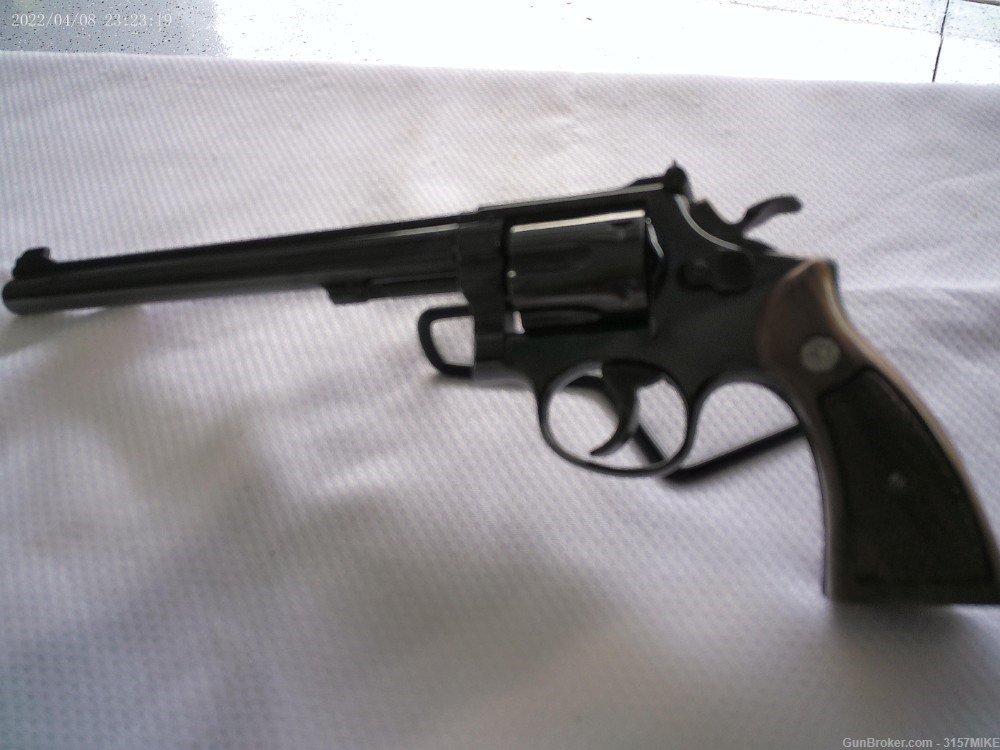 Smith & Wesson Model 17-3 K22 Masterpiece, .22LR, 8 3/8" Barrel-img-3