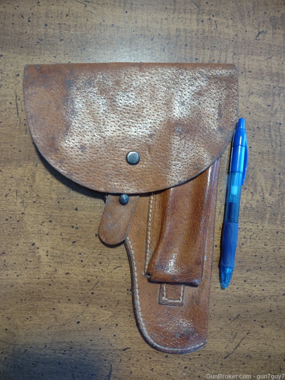 CZ52 1954 Dated Military Leather Holster CZ-52 Czech RARE STAMP Tokarev -img-0