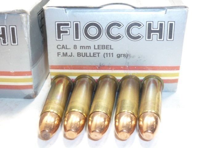 5rd 8mm Lebel Revolver FIOCCHI 8x27mm-img-0