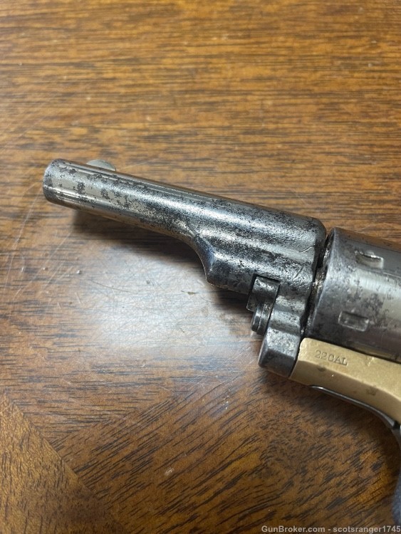 Colt 1871 Open Top Revolver 22 Caliber Brass Frame -img-12