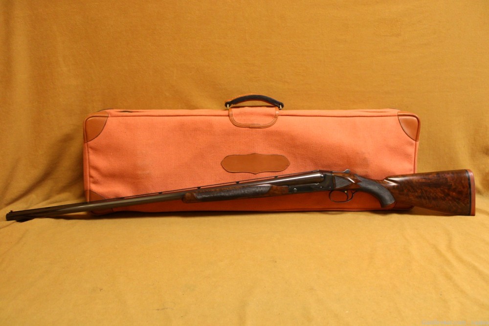 Winchester Model 21 Trap Deluxe Grade (12ga 32-inch F/F) w/ Case-img-4