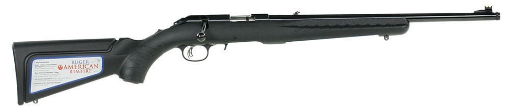 Ruger American Rimfire Compact 22 LR Rifle 18 10+1 Black -img-1