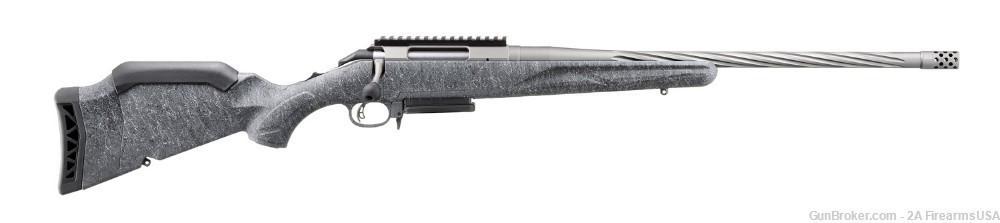 Ruger American Rifle Gen 2 - 243 Win - 20" Spiral Fluted Barrel - Gray-img-0
