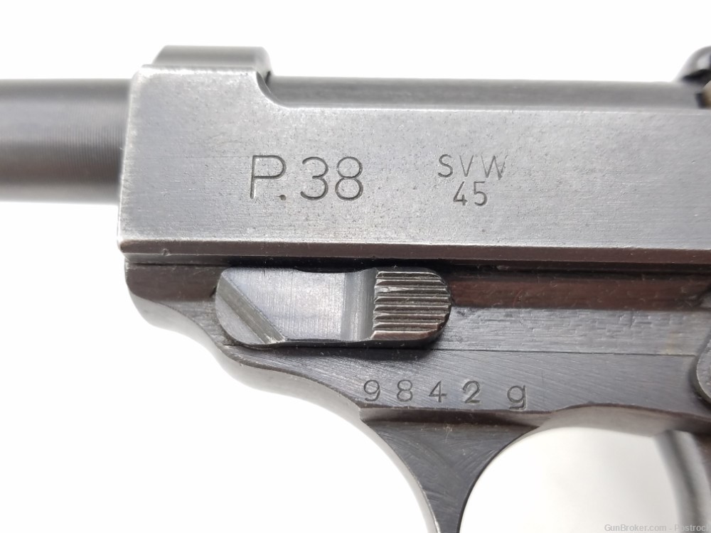 Walther P38 Grey Ghost SVW 45 matching box P-38 French Pistol-img-5