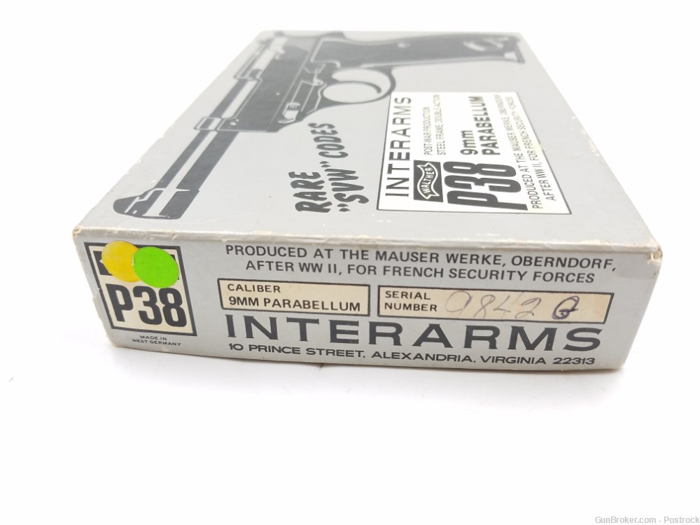 Walther P38 Grey Ghost SVW 45 matching box P-38 French Pistol-img-30