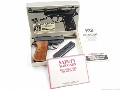 Walther P38 Grey Ghost SVW 45 matching box P-38 French Pistol