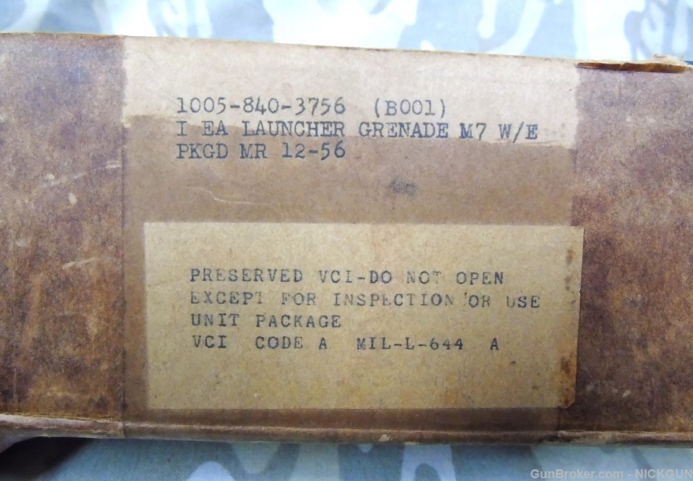 U.S.M7 Grenade Launcher in original box.-img-23