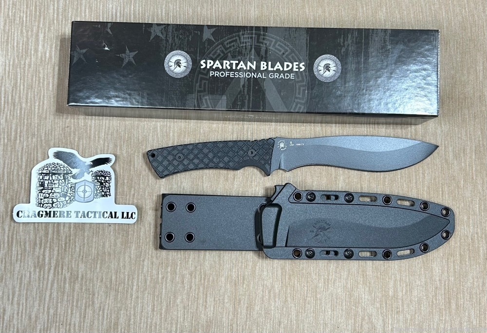 Spartan Blades Machai Fixed Blade - Black Micarta-img-0
