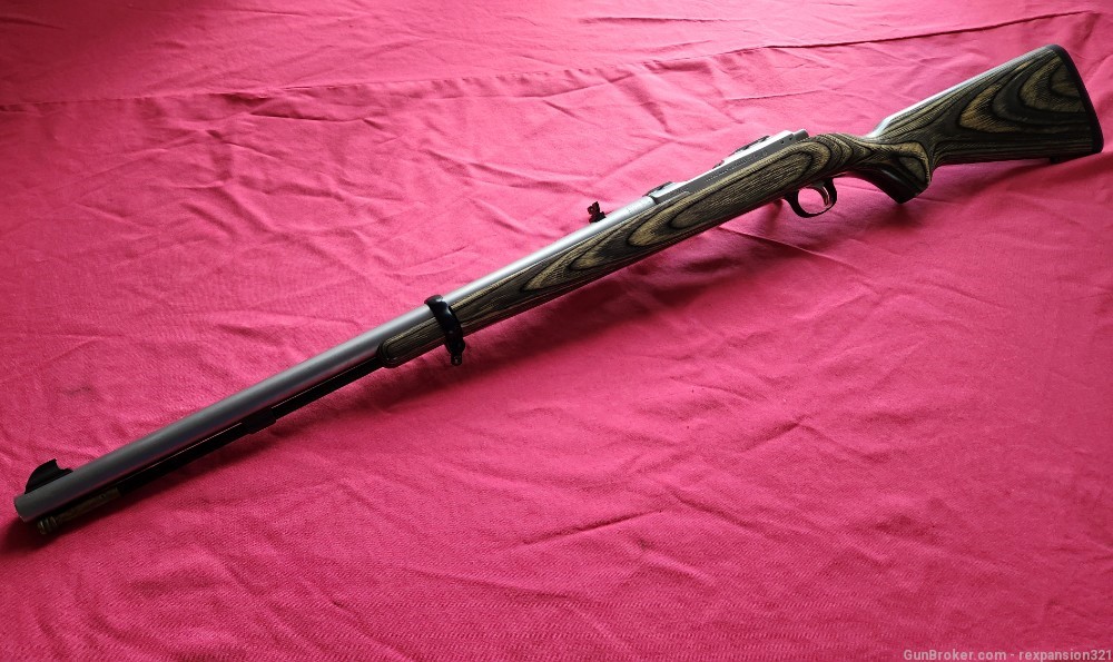 HOLY GRAIL RARE RUGER M77 /50 ALL WEATHER BLACK POWDER .50 CAL SS LAMINATE -img-1