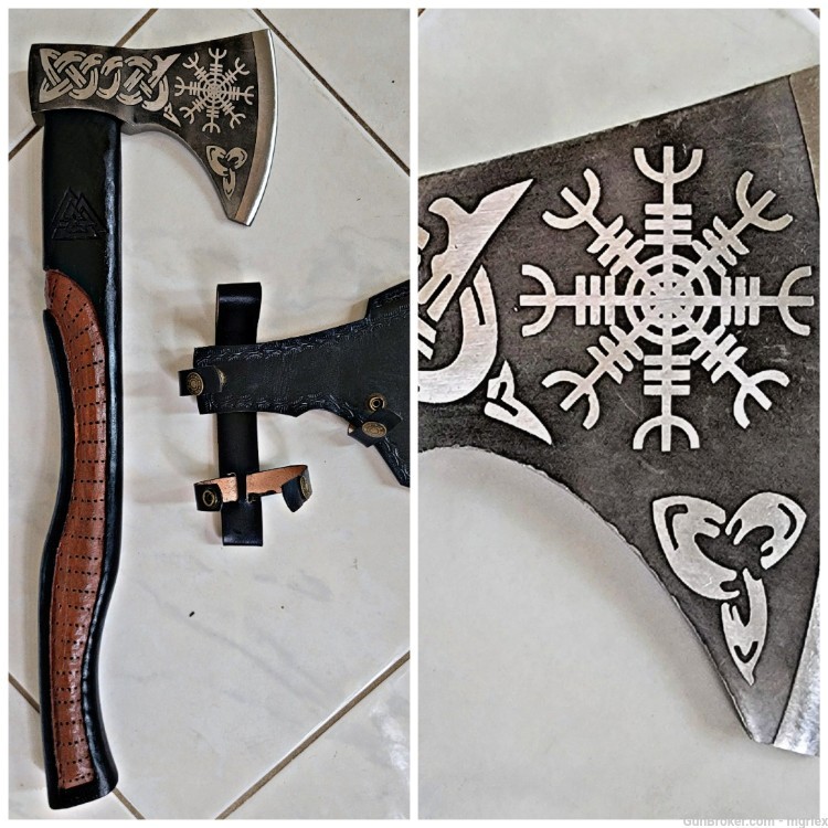 VIKING design Throwing axes Tomahawk -img-4