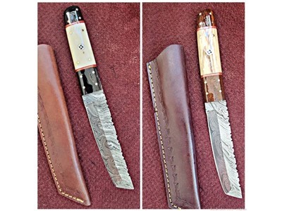 Damascus TANTO Design knife 