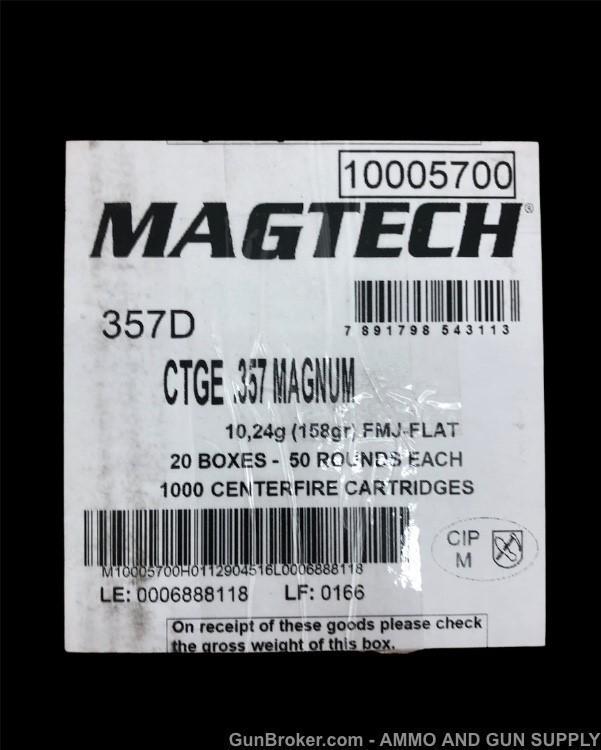 MAGTECH 357D 357 MAGNUM 158GR FMJ 1000 RNDS AMMO -img-6