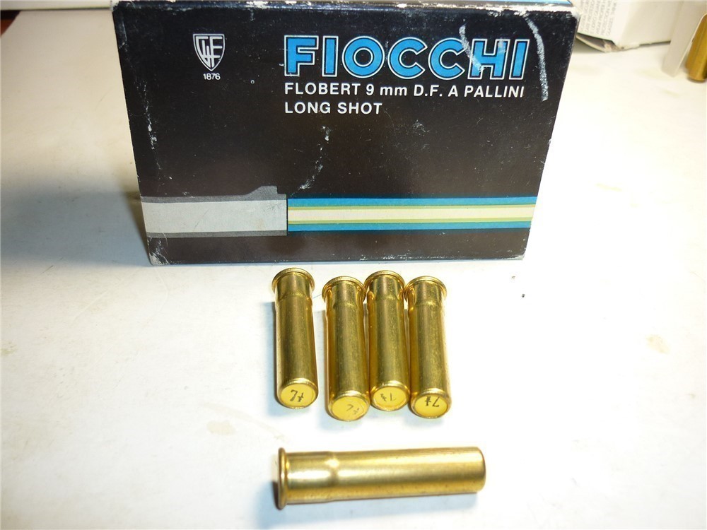 5rd 9mm RIMFIRE SHOT Fiocchi Winchester 36 Shotgun-img-1