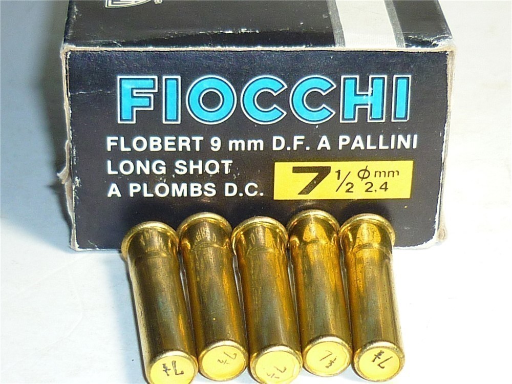 5rd 9mm RIMFIRE SHOT Fiocchi Winchester 36 Shotgun-img-2