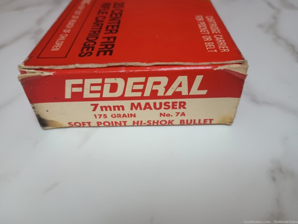 Federal 7mm Remington 175 gr. soft point Hi-Shok bullets-img-1