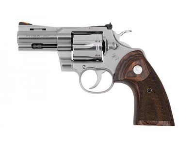Colt Mfg PYTHON-SP3WTS Python 38 Spl/357 Mag 6 round 3" Revolver New