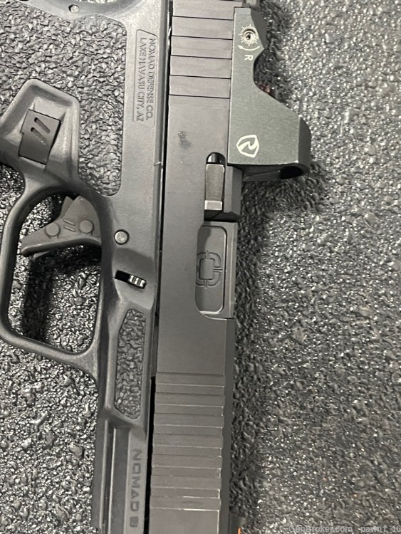 Glock-19 Nomad Frame, Glizzy with 17rounds Riton Optic/shadow barrel-img-2
