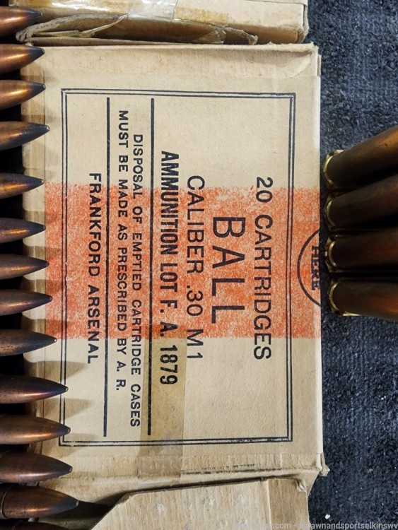 30-06 Frankford Arsenal Lot 1879 55 Rounds-img-1