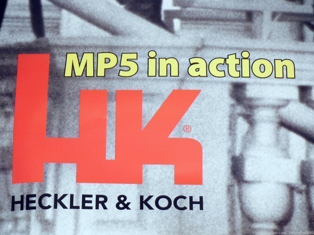HECKLER & KOCH HK OPERATION NIMROD SAS RAID POSTER - HK MP5SD -HK MP5K --img-1