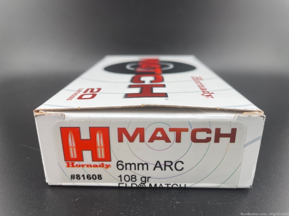6mm ARC Hornady 108gr ELD Match -img-2