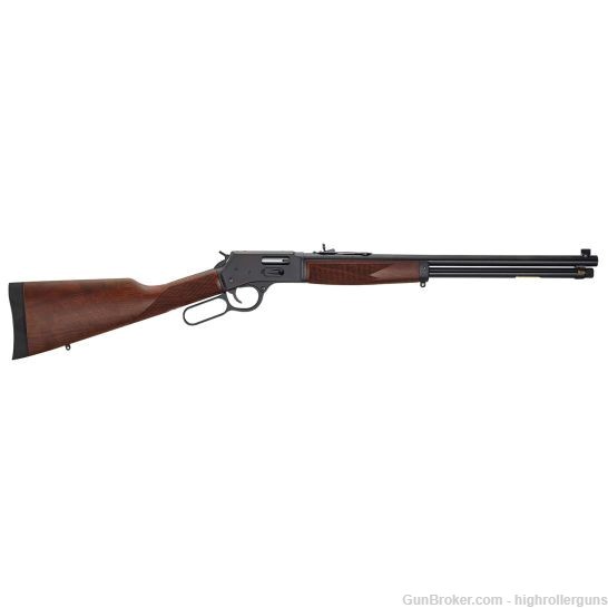 NEW HENRY BIG BOY STEEL 44 MAG LEVER ACTION RIFLE 20" AMERICAN WALNUT H012G-img-0