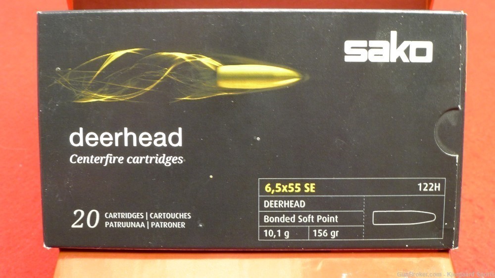 6.5x55 Swedish Sako Deerhead 156gr SP 20rd-img-1
