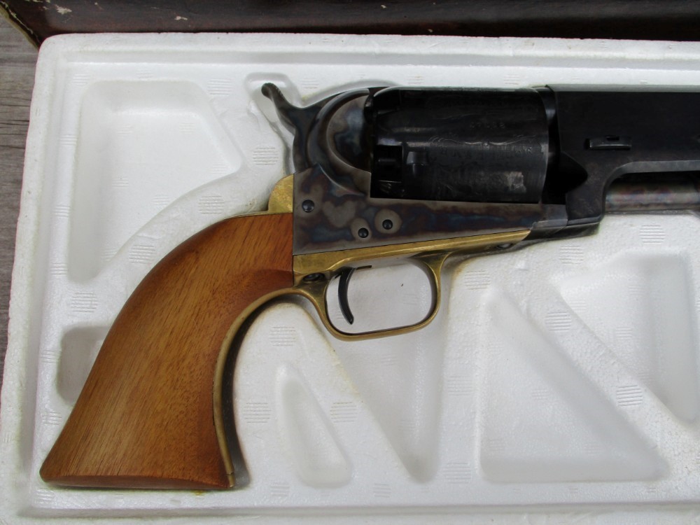 1977 2nd Gen Colt 3rd Model Dragoon 44 Cal Black Powder Revolver in Box-img-1