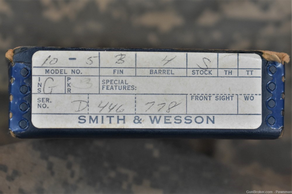 S&W Model 10-5 in 38 Spl made 1963-65 - Unfired!-img-11