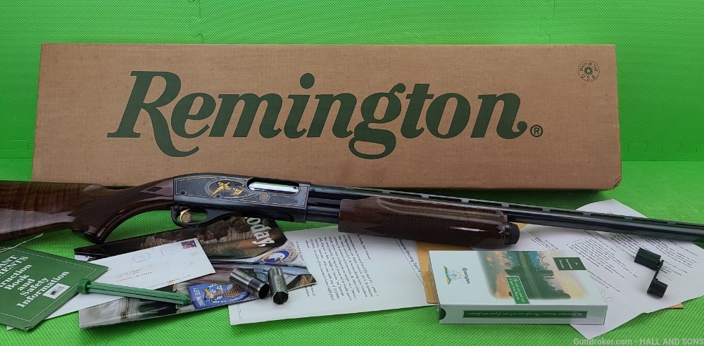 RARE REMINGTON 870 * LIMITED EDITION * 1 OF 50 * WILDLIFE FOR TOMORROW 12GA-img-2