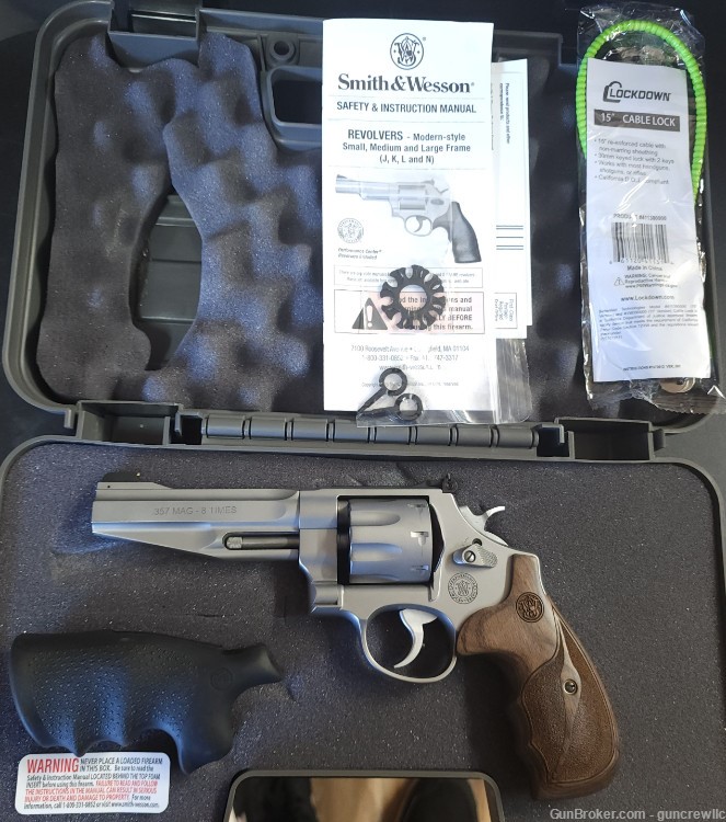 Smith & Wesson S&W 170210 PC 627 Stainless 357Mag 357 Mag 8rd 5" Layaway-img-1